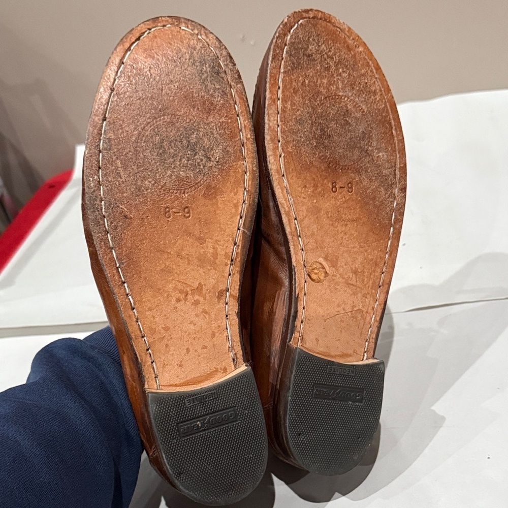 Brown Leather Tassel Loafers - Picture 5 of 5